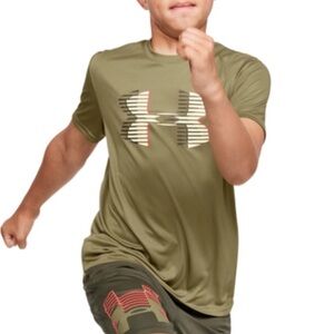 🆕 Under Armour Boys Olive Green Tee